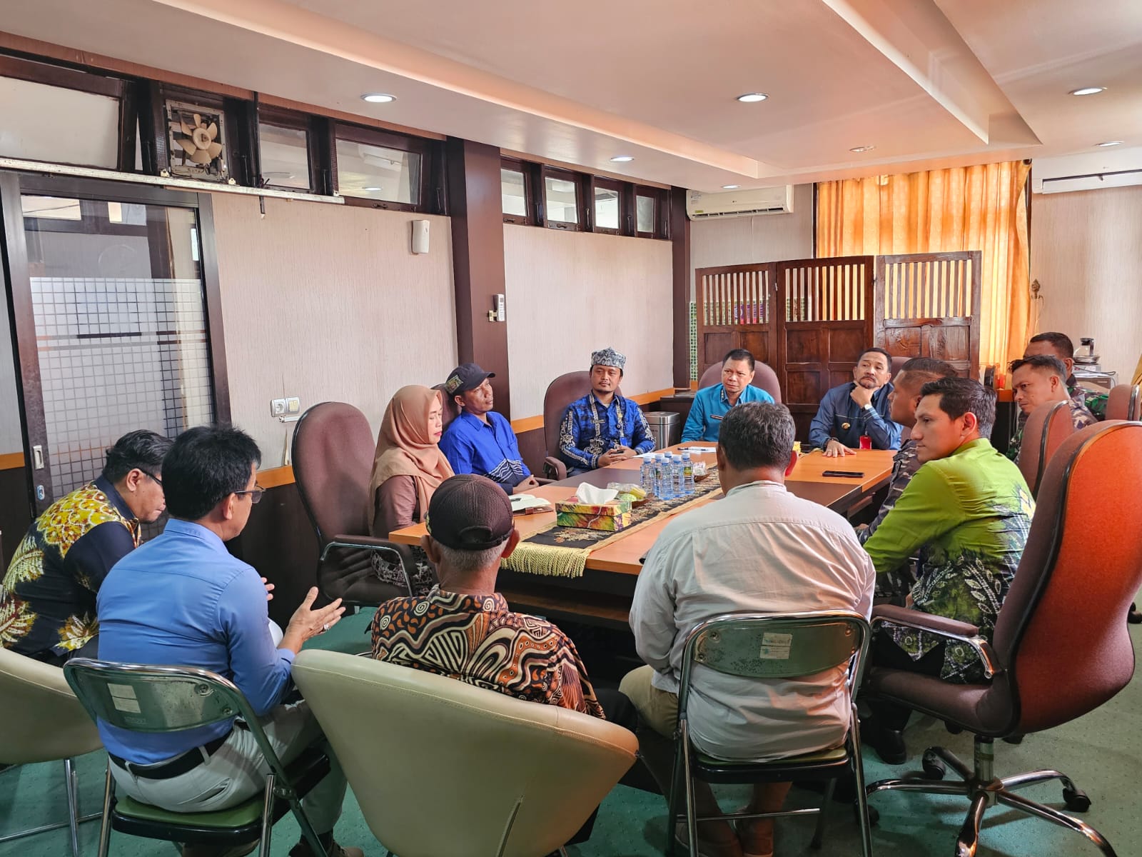 Pj Bupati Tala H.Syamsir Rahman Pimpin Rapat Persiapan Acara Peresmian Revitalisasi Palang Perjuangan